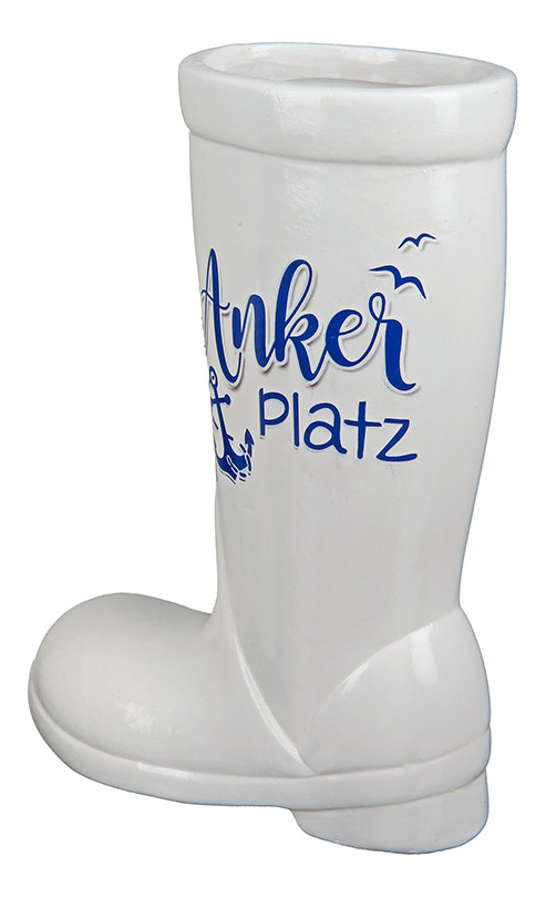 Keramik Pflanztopf &quot;Stiefel&quot; Ankerplatz