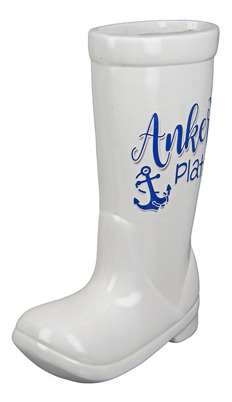 Keramik Pflanztopf &quot;Stiefel&quot; Ankerplatz