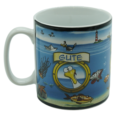 Hösti Jumbo Becher  Bullauge Moin Moin Moin