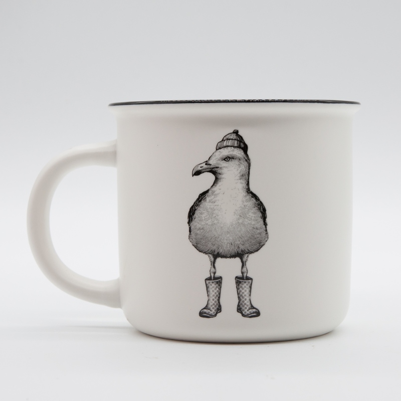 Becher &quot;Robbe/Möwe&quot;