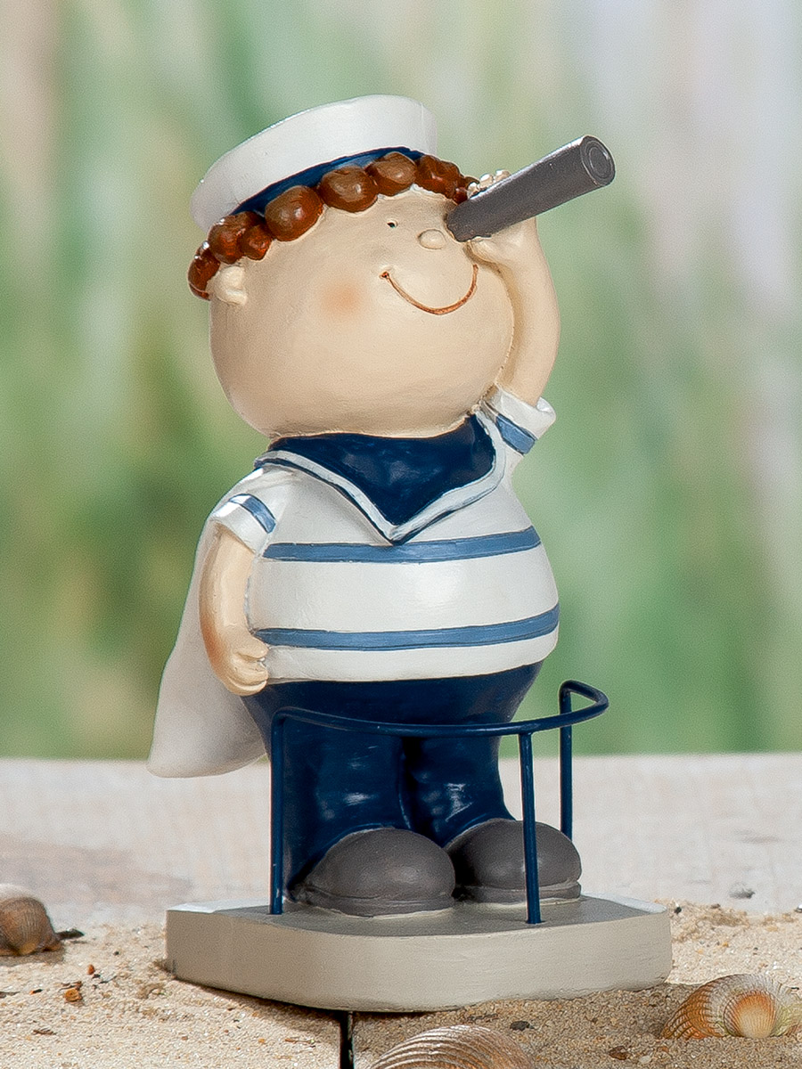 Poly Matrose &quot;Jack&quot; auf Brücke