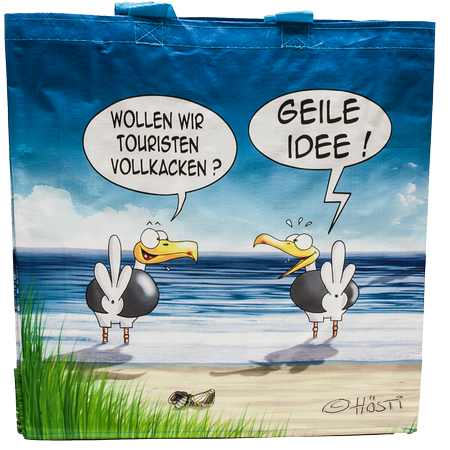 Hösti Tasche "Touristen vollkacken"