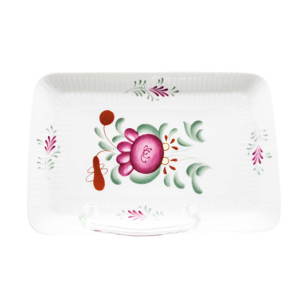 Butterplatte 18,5x12,5 cm Ostfriesenrose (Amina)