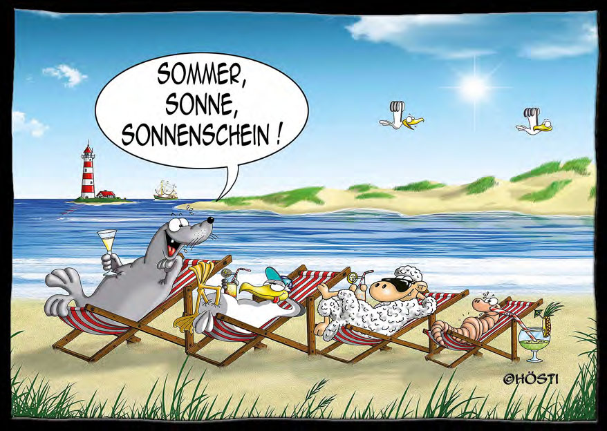Hösti Postkarte "Sommer, Sonne, Sonnenschein"