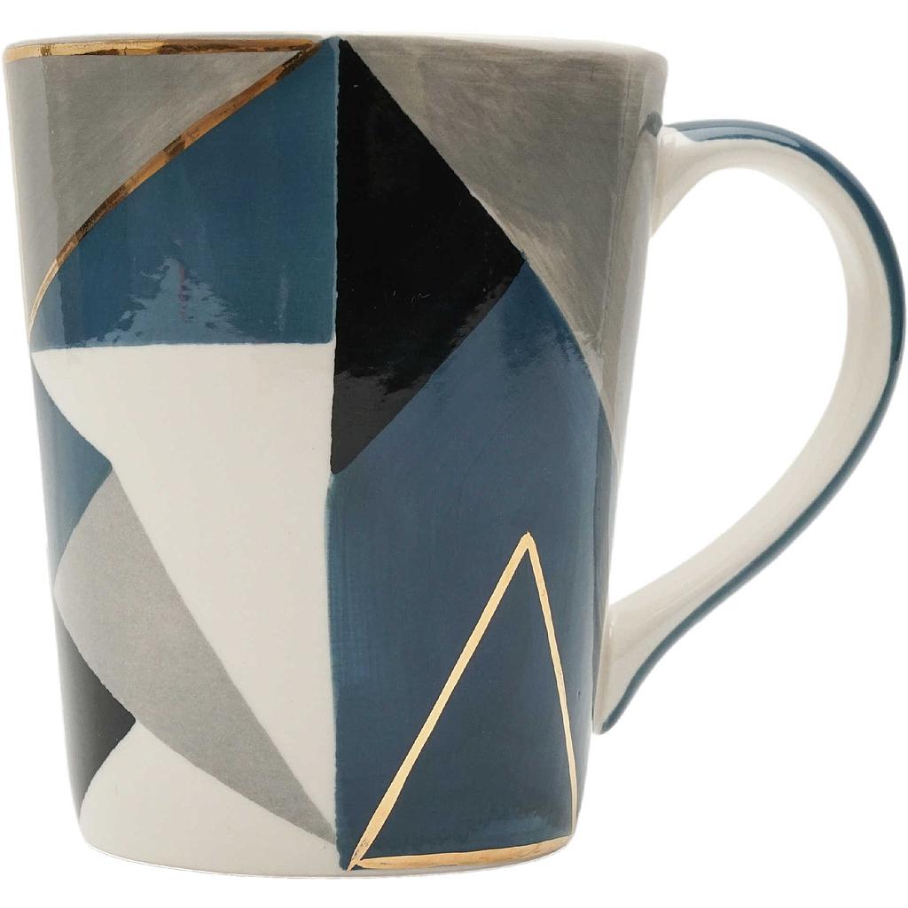 Becher &quot;Caspian&quot; 0,3 l, Keramik mit Goldauflage, H 10,6 cm, Ø 8,2 cm