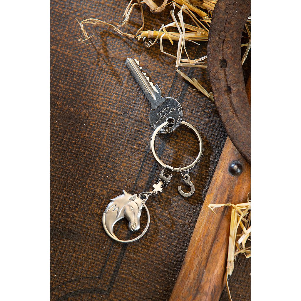 Metall Schlüss.Anh.&quot;Pferdekopf&quot; 