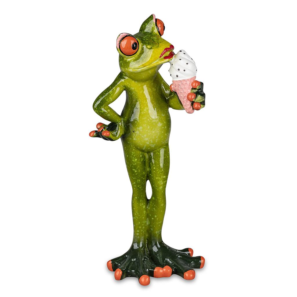 Frosch mit Eis