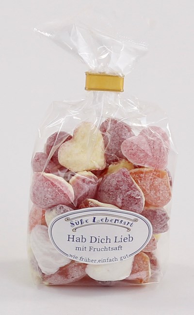 Hab Dich Lieb, Fruchtmischung in Herzform, 120g