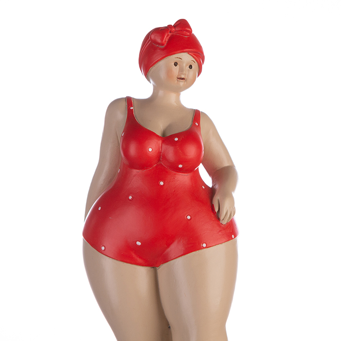 Figur &quot;Tante Elli&quot; , rot