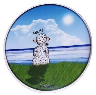 Hösti Aufkleber 8cm &quot;Sehnsucht&quot;