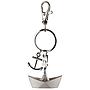 Metall Schlüsselanhänger "Papierschiff"