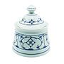 Zuckerdose, groß "Indisch-Blau" (Winterling)