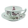 Bone China Tasse und Untere "Cherry Blossom"