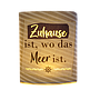Dekoleuchte (LED), Ellipse, "Zuhause", Spruch, gestreift, Papier, creme, L. 6 cm, B. 13 cm, H. 16 cm