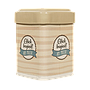 Teedose, für ca. 50g Tee, "Glück beginnt am Meer", gestreift, L. 6 cm, B. 6 cm, H. 8,5 cm